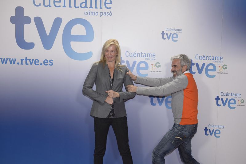 Imanol Arias ha desvelado que Antonio y Mercedes tendrán varias disputas matrimoniales, y en el photocall han bromeado al respecto.