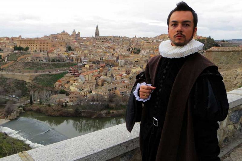 Vistas panorámicas durante el rodaje en Toledo con El Greco