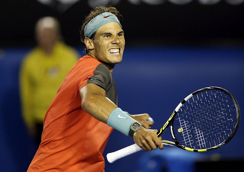 Nadal celebra su pase a la final ante Federer