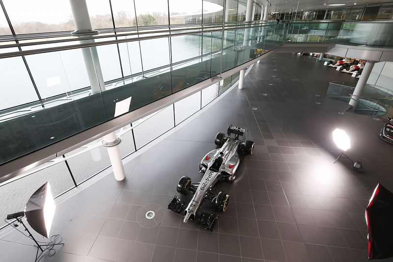 El nuevo McLaren MP4-29 se ha presentado en la sede de la escudería en Woking (Reino Unido)