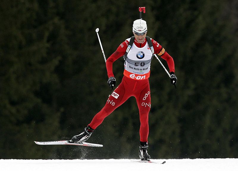 El biatleta noruego Ole Einar Bjoerndalen