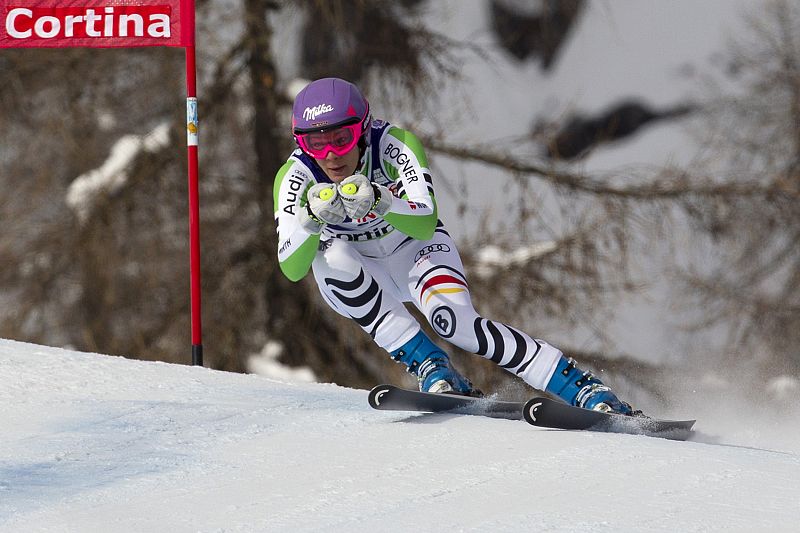 La esquiadora alemana Maria Hoefl-Riesch