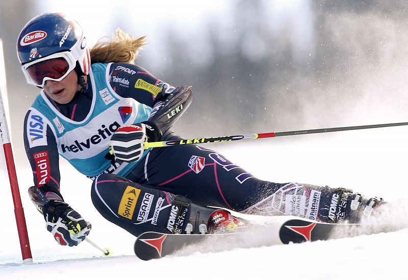 La esquiadora estadounidense Mikaela Shiffrin