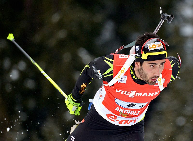 El biatleta francés Martin Fourcade