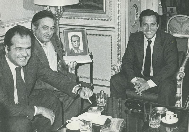 Suárez con Nicolas Redondo y Manuel Chaves