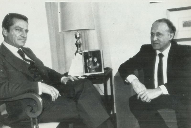 Entrevista de Suárez con Xavier Arzalluz