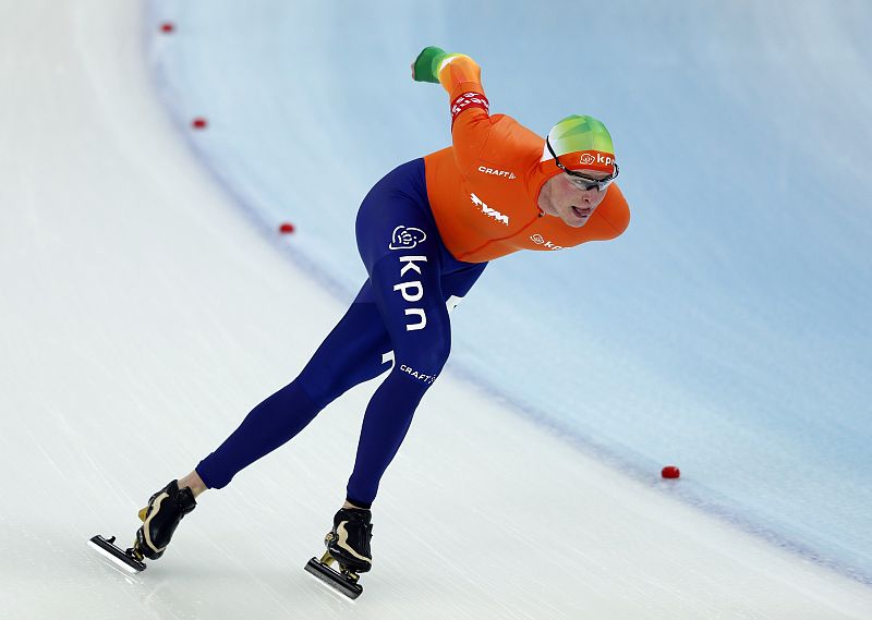 El patinador holandés de velocidad Sven Kramer