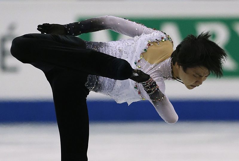 El patinador japonés Yuzuru Hanyu