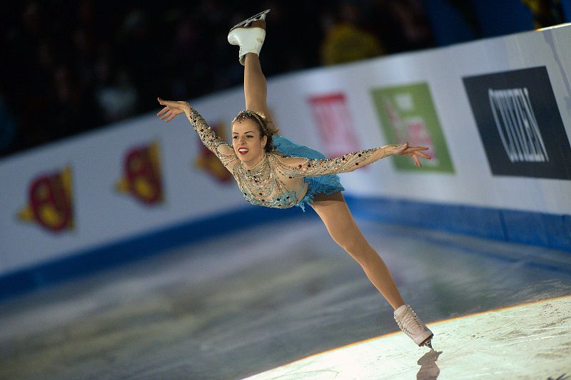 La patinadora italiana Carolina Kostner