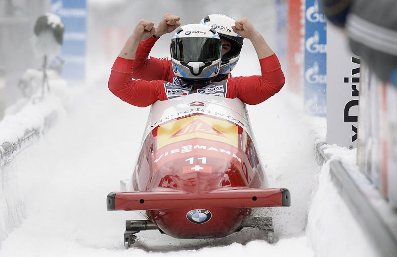 El piloto de bobsleigh suizo Beat Hefti