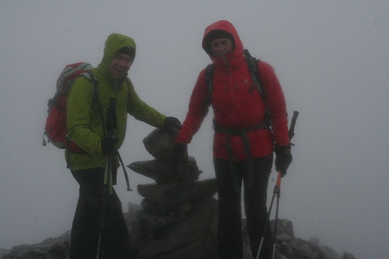 Desafiando a los elementos.