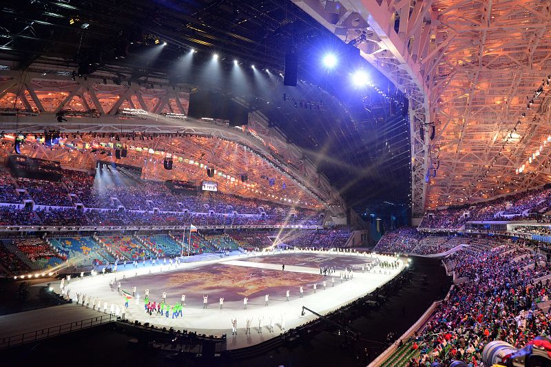 El Estadio Olímpico Fisht se ha llenado hasta la bandera para presenciar la ceremonia de inauguración.