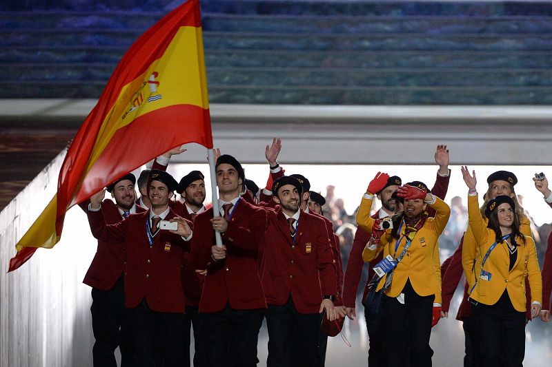 Los componentes del equipo olímpico español han disfrutado del desfile.
