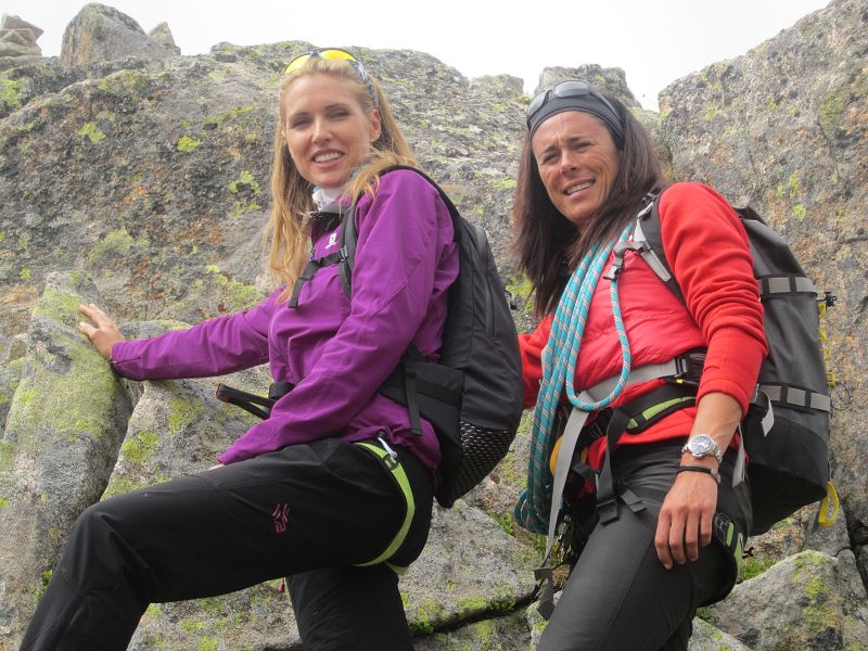 Felicidad a pocos metros de la cumbre