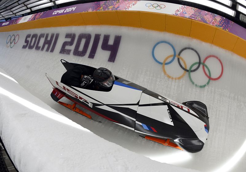 Equipo estadounidense de bobsleigh a dos