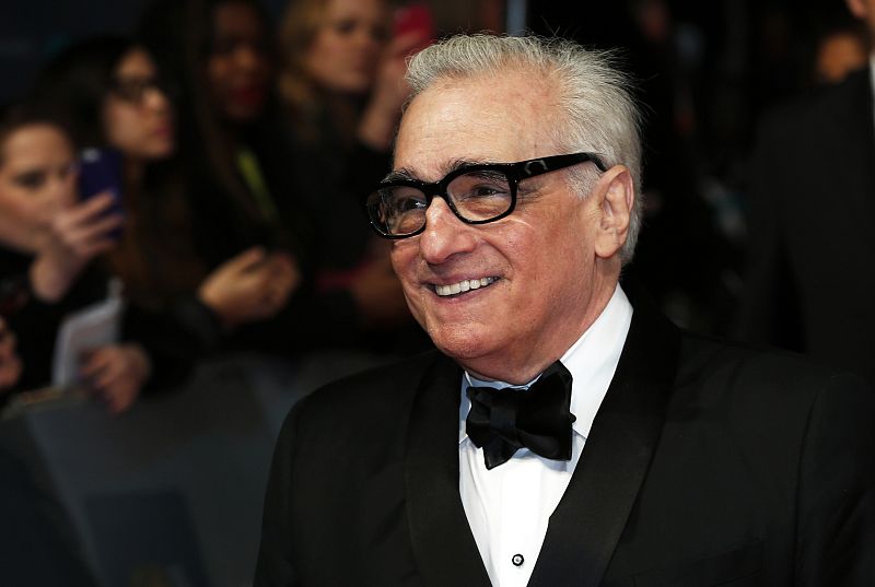 El director Martin Scorsese, a su llegada a la alfombra roja de los premios Bafta 2014.