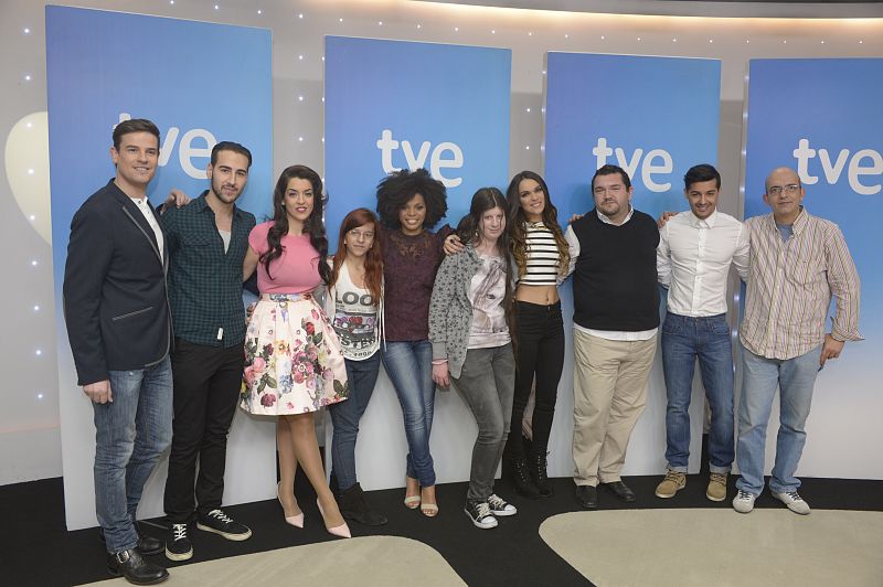 Fotos de la presentación de los aspirantes a representar a España en Eurovisión 2014