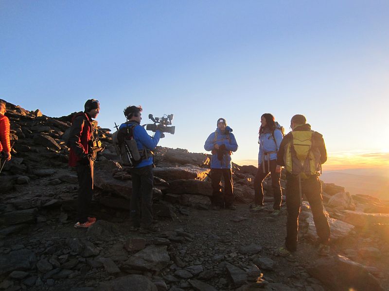 El equipo de cumbres Con Edurne y Kiko Veneno