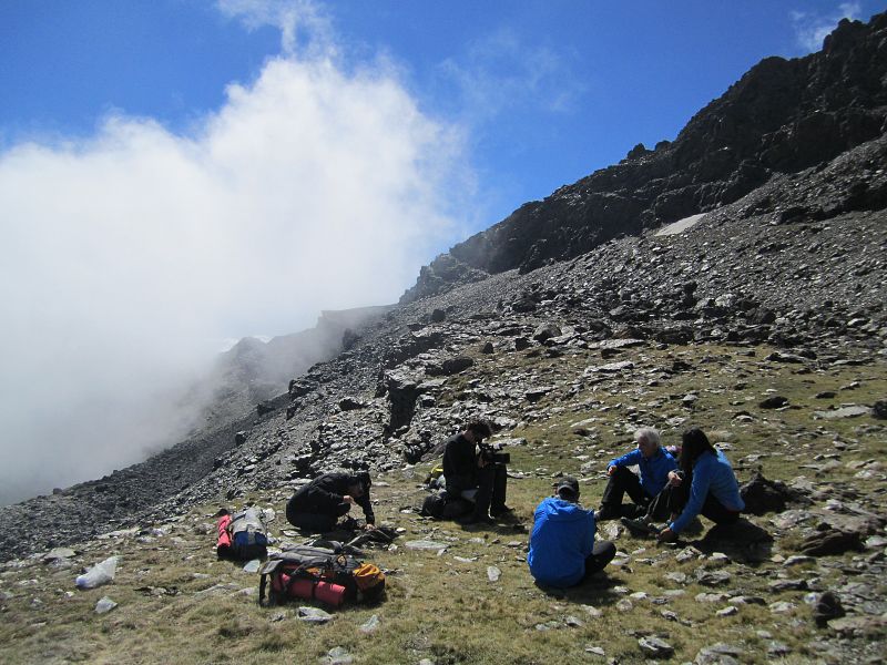 Un alto en el camino.