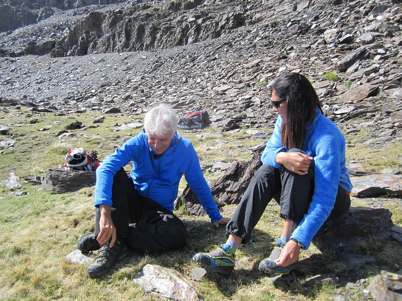 Buena sintonía entre Kiko Veneno y Edurne Pasabán