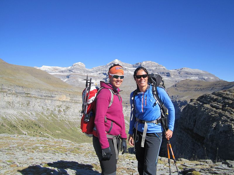 El Monte Perdido en el horizonte