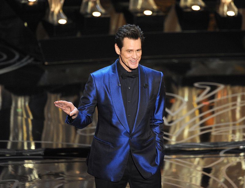 El actor Jim Carrey ha participado en la ceremonia  con un monólogo.