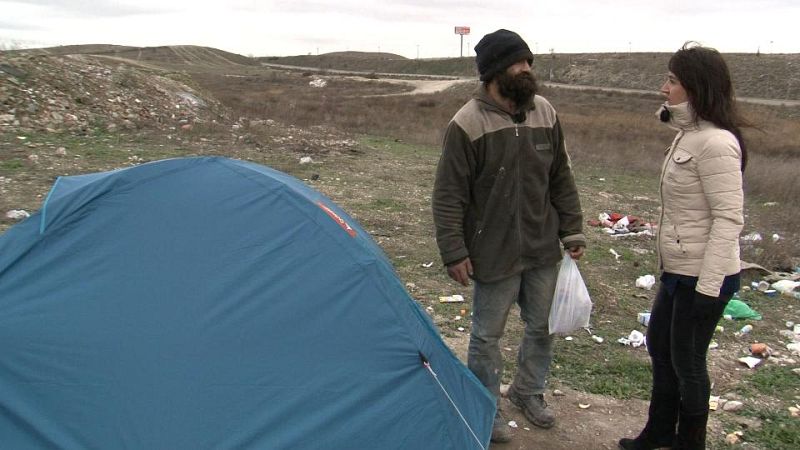 Manuel vive en la Cañada Real