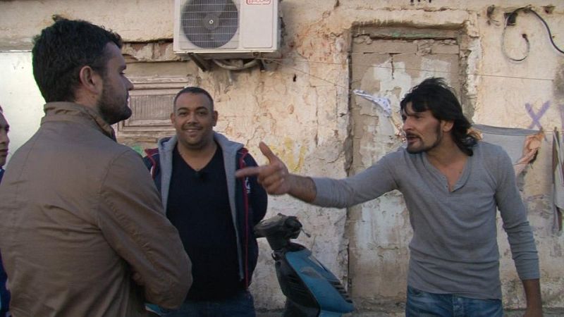 Vecinos de Son Banya, poblado chabolista de Palma de Mallorca