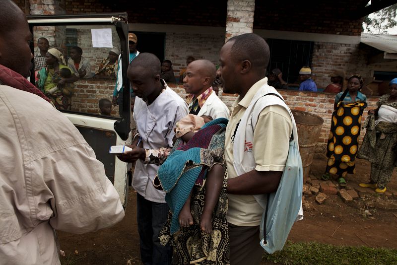 Médicos Sin Fronteras (MSF) proporciona asistencia a la población desplazada en Kalonge (Kivu del Sur, República Democrática del Congo) desde el año 2008.