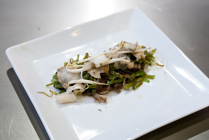 MasterChef - Oreja con almejas al ajillo