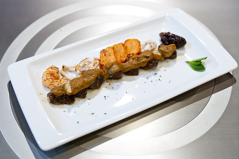 MasterChef - Carrilleras con calamares con crema de cebolla y zahanoria