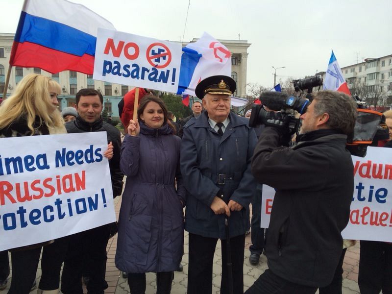 Rodaje en Ucrania durante la crisis con Rusia