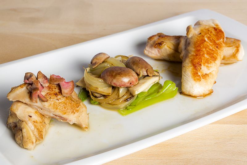 MasterChef - Conejo Estofado y lomitos plancha con verduras salteadas