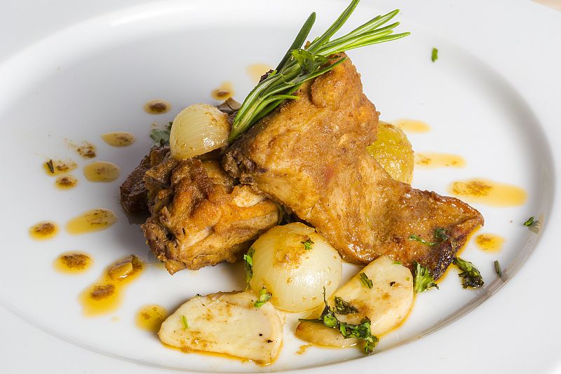 MasterChef - Conejo estofado al vino oloroso con salsa de hígado