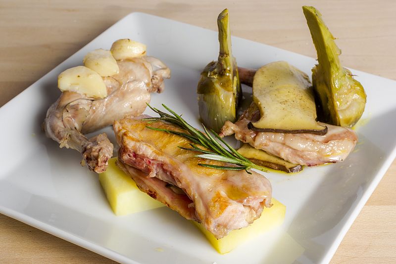 MasterChef - Conejo presentado en tres cocciones