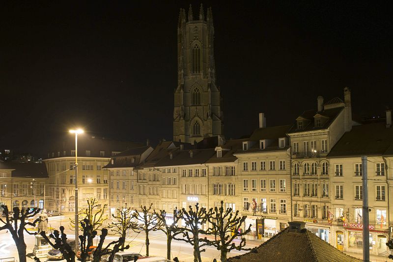 Earth Hour in Fribourg