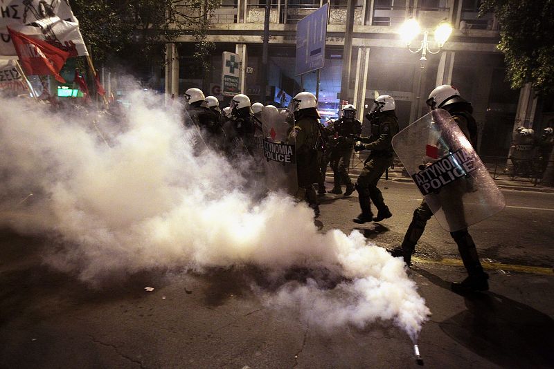 MANIFESTACIONES EN GRECIA