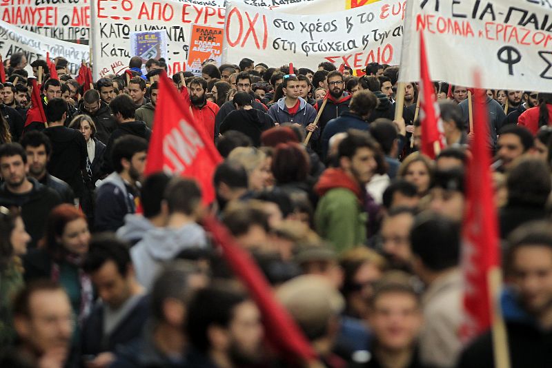 MANIFESTACIONES EN GRECIA