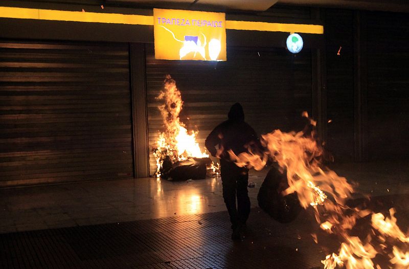 MANIFESTACIONES EN GRECIA