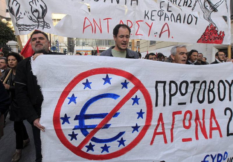 MANIFESTACIONES EN GRECIA