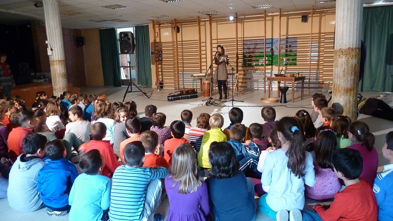Concierto en un colegio de Laguna de Duero, Valladolid