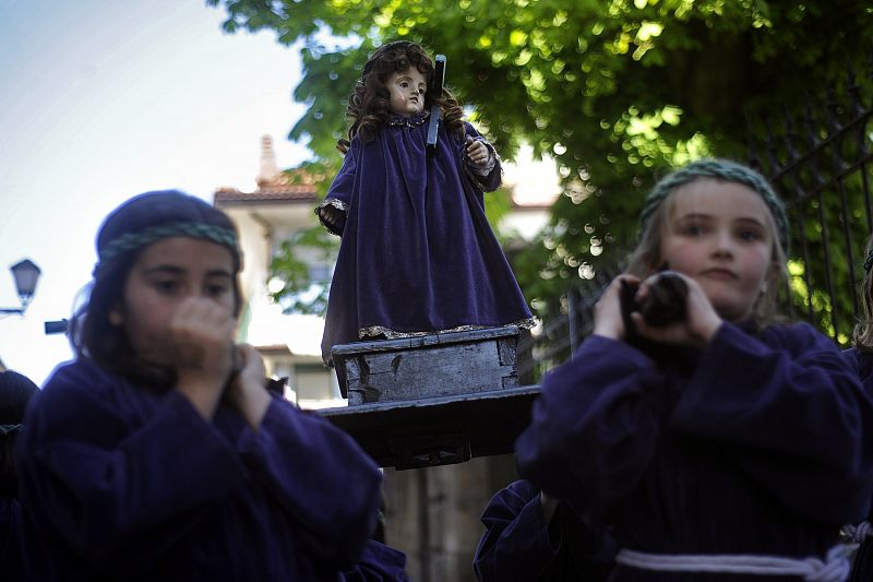 Jueves Santo en la localidad guipuzcoana de Segura