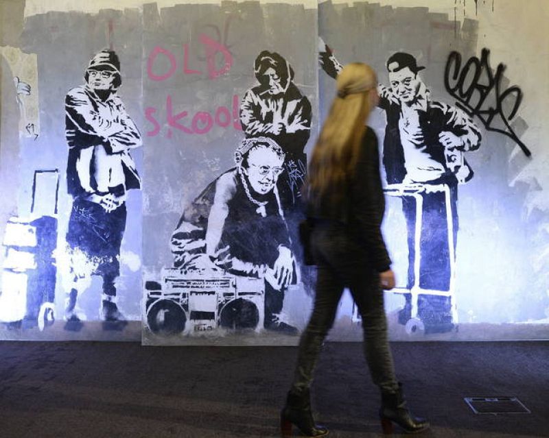 EXPOSICIÓN DEL ARTISTA BRITÁNICO BANKSY EN LONDRES