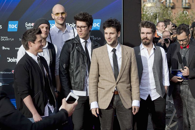 Sebalter en la Welcome Party de Eurovisión