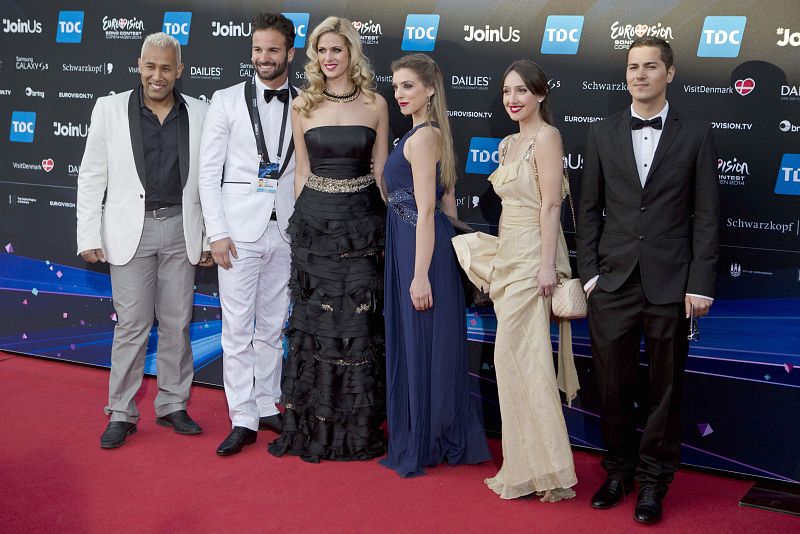 Suzy de Portugal en la Welcome Paty de Eurovisión