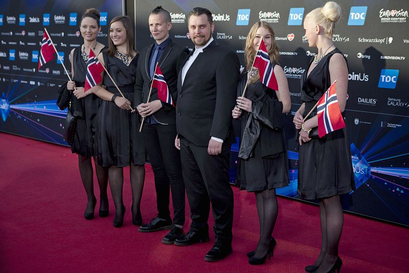 Carl Espen, representante de Noruega en la Welcome Party de Eurovisión