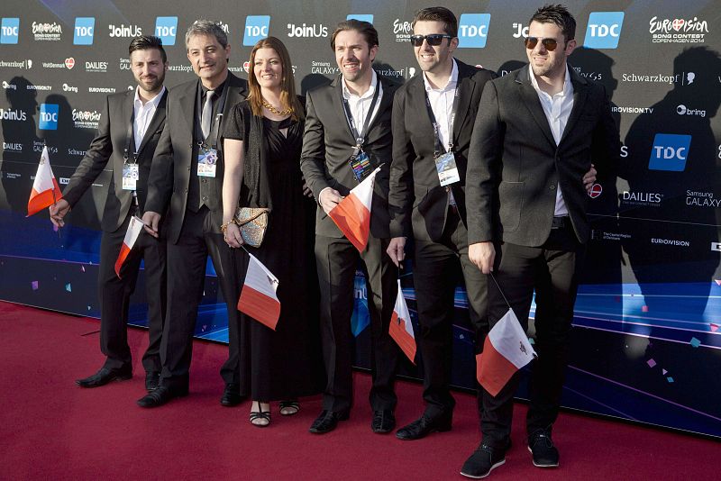 La banda maltesa, Firelight en la Welcome Party de Eurovisión