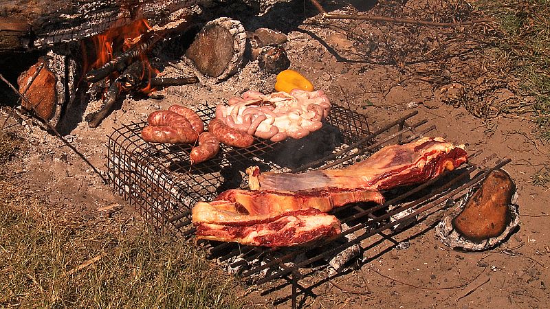 El asado, un plato típico de la ciudad