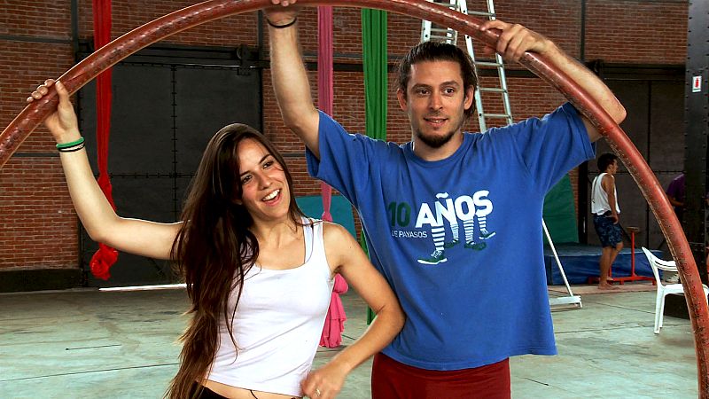 Sofía, una cirquera de las Chuladies