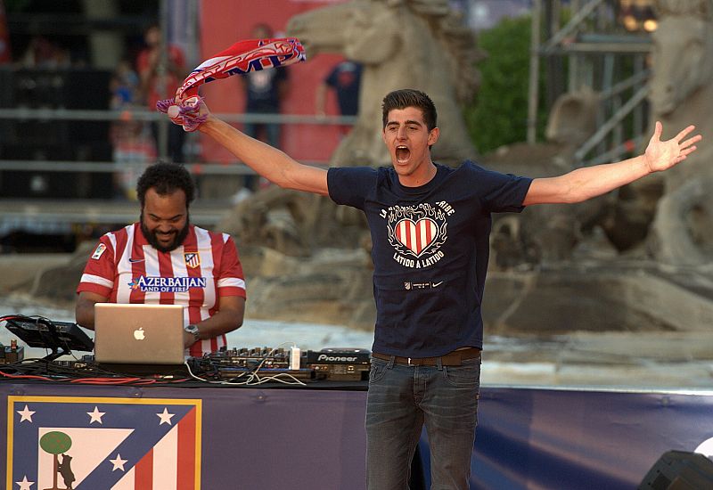 EL ATLÉTICO DE MADRID CELEBRA CON LOS AFICIONADOS EL TÍTULO DE LIGA